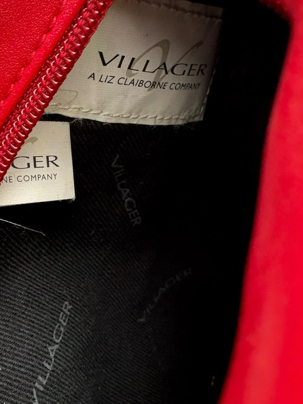 Villager Cherry Red Backpack Single or Double Strap With Zipper